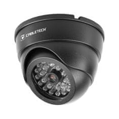 Cabletech Lažna kupolasta kamera z LED