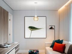 Berge LED stropna svjetiljka - 1xE27 - WHITE WOOD BALL
