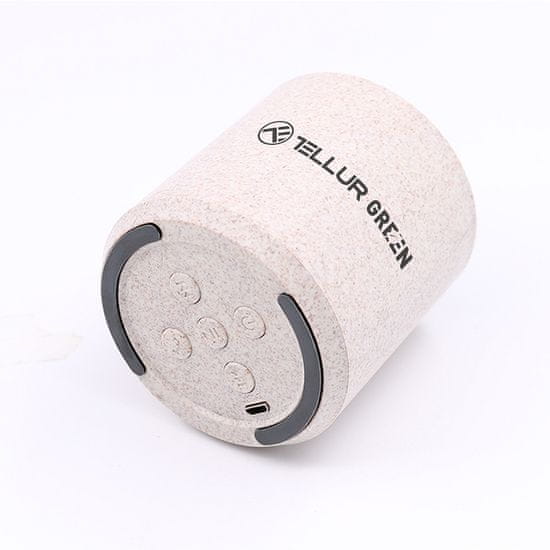 Tellur Green Bluetooth zvučnik, 3 W, krem boja