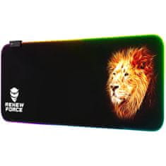 Dexxer Osvijetljena XL LED RGB računalna podloga za miš i tipkovnicu 80x30cm MIX ANIMAL