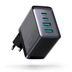 Joyroom TCG02 GaN punjač 2x USB / 2x USB-C 67W + kabel USB-C, crno