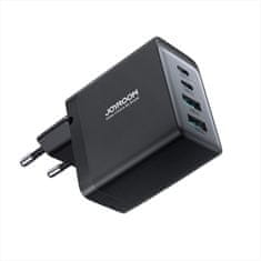 Joyroom TCG02 GaN punjač 2x USB / 2x USB-C 67W + kabel USB-C, crno