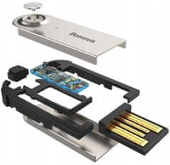 BASEUS CABA01-01 Bluetooth adapter, USB, 3,5 mm, crni