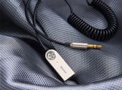BASEUS CABA01-01 Bluetooth adapter, USB, 3,5 mm, crni