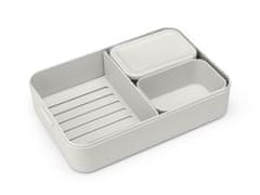 Brabantia Make & Take Bento kutija za užinu, svijetlo siva