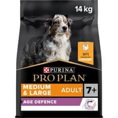 Purina Pro Plan Pro Plan Medium&Large 7+ Age Defense hrana za pse, piletina, 14 kg