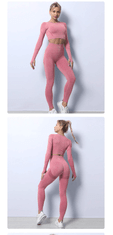 CoZy Ženske sportske tajice CoZyLeggings Diore - Roza, XL