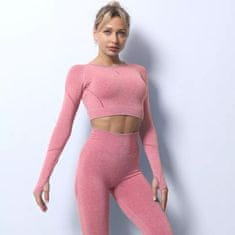 CoZy Ženske sportske tajice CoZyLeggings Diore - Roza, XL