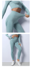 CoZy Ženske sportske tajice CozyLeggings Diore - Zelene, L