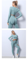 CoZy Ženske sportske tajice CozyLeggings Diore - Zelene, L