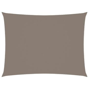 Vidaxl Jedro protiv sunca od tkanine pravokutno 3 x 4,5 m smeđe-sivo
