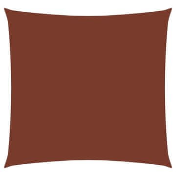 Vidaxl Jedro protiv sunca od tkanine četvrtasto 4 x 4 m boja cigle