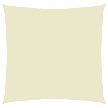 Vidaxl Jedro za zaštitu od sunca od tkanine četvrtasto 5 x 5 m krem