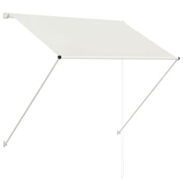 Vidaxl Tenda na uvlačenje 150 x 150 cm krem