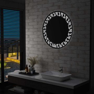 Vidaxl Kupaonsko ogledalo s LED diodom, 80 cm