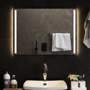 Vidaxl Kupaonsko ogledalo s LED diodom, 70x50 cm