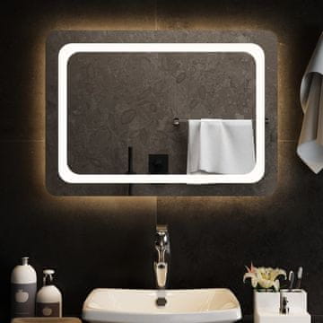 Vidaxl Kupaonsko ogledalo s LED diodom, 70x50 cm