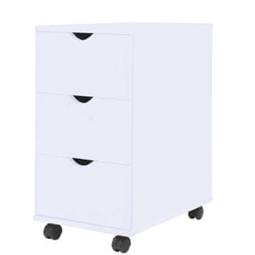 Vidaxl Ormarić s ladicama 33 x 45 x 60 cm Bijeli
