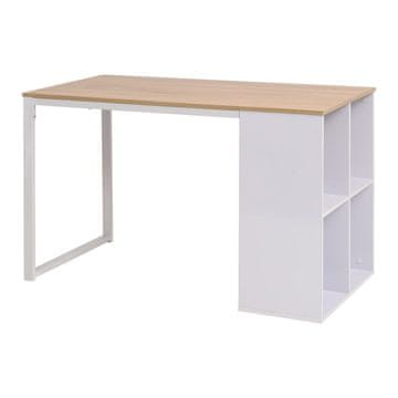 Vidaxl Radni stol 120 x 60 x 75 cm Hrast i bijela