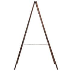 Vidaxl Dvostrana podna ploča za pisanje kredom od cedrovine 60 x 80 cm