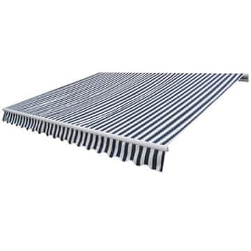 Vidaxl Motorizirana tenda 400 cm plavo-bijela