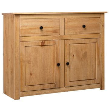 Vidaxl Komoda, 93x40x80 cm, Masivni borov drvo, Serija Panama