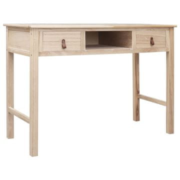 Vidaxl Radni stol, Prirodni, 110 x 45 x 76 cm, Drveni