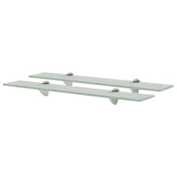 Vidaxl Staklene police, 2 kom, 60 x 20 cm, 8 mm