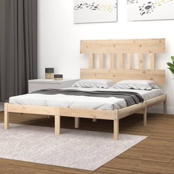 Vidaxl Okvir kreveta od punog drva 140x200 cm