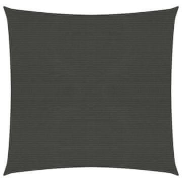 Vidaxl Jedro za zaštitu od sunca 160 g/m² antracit 4,5 x 4,5 m HDPE