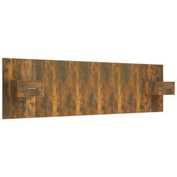 Vidaxl Uzglavlje za krevet s ormarićima boja hrasta konstruirano drvo