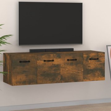 Vidaxl Zidni ormarići, set od 2, dimljeni hrast, 80x35x36,5 cm