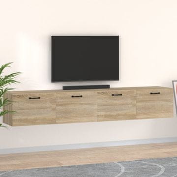 Vidaxl Zidni ormarići, 2 kom, Sonoma hrast, 100 x 36,5 x 35 cm