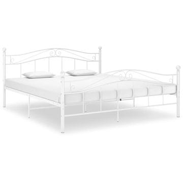 Vidaxl Okvir za krevet Bijeli metal 180 x 200 cm