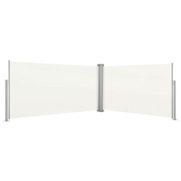 Vidaxl Klizna pregrada, 160x600 cm, krem