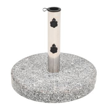 Vidaxl Okruglo postolje za suncobran, granit, 20 kg