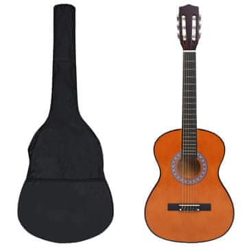 Vidaxl 8-dijelni set za učenje sviranja klasične gitare, 3/4 (36")