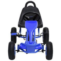 Vidaxl Go-Kart s Pedalama i Pneumatskim Gumama Plavi