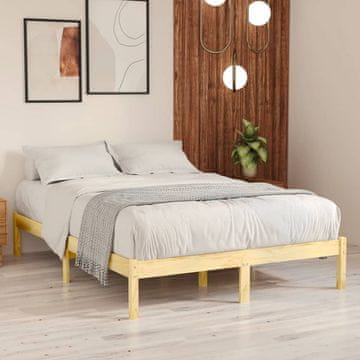 Vidaxl Okvir za krevet od punog borovog drva 120x200 cm