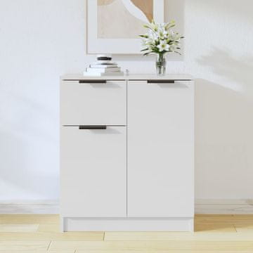 Vidaxl Ormarić, bijeli, 60x30x70 cm, materijal na bazi drva