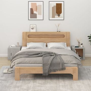 Vidaxl Noćni ormarići, set od 2, betonsko siva, 50x39x47 cm