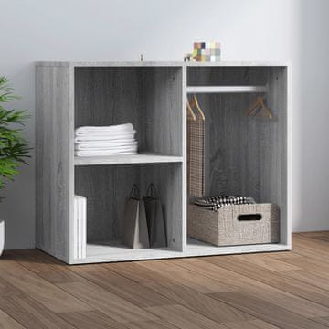 Vidaxl Ormarić, sivi hrast sonoma, 80x40x65 cm, materijal na bazi drva