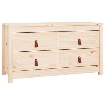 Vidaxl Bočni ormarić 100x40x54 cm od masivne borovine