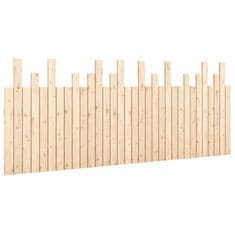 Vidaxl Zidno uzglavlje 204x3x80 cm od masivne borovine