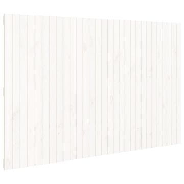 Vidaxl Zidno uzglavlje bijelo 185x3x110 cm od masivne borovine