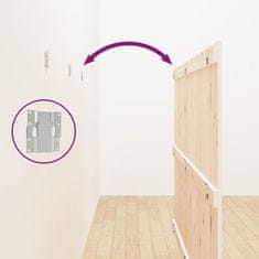 Vidaxl Zidno uzglavlje bijelo 185x3x110 cm od masivne borovine