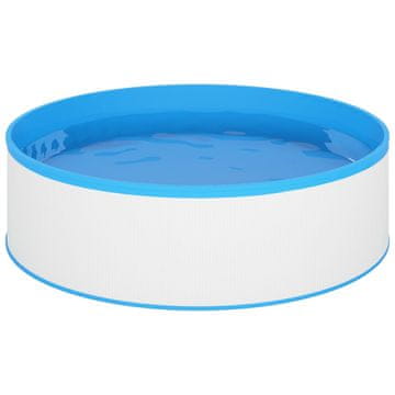 Vidaxl Nadzemni bazen 350 x 90 cm bijeli