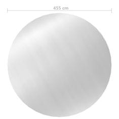 Vidaxl Folija za bazen srebrna 455 cm PE