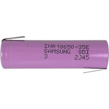 Samsung Li-ion Samsung 18650-35E baterija s kontaktima 3,7V, 3500mAh