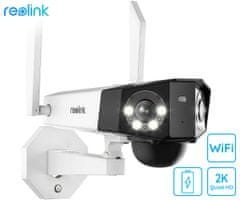 Reolink Duo 2 WiFi Battery IP kamera, 4K UHD, IR, IP66, LED reflektori